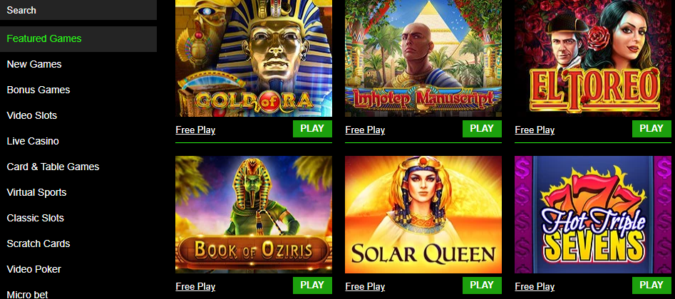 Cashspins Casino games