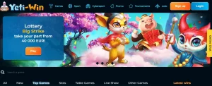 yeti win casino