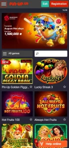 pin up casino mobile