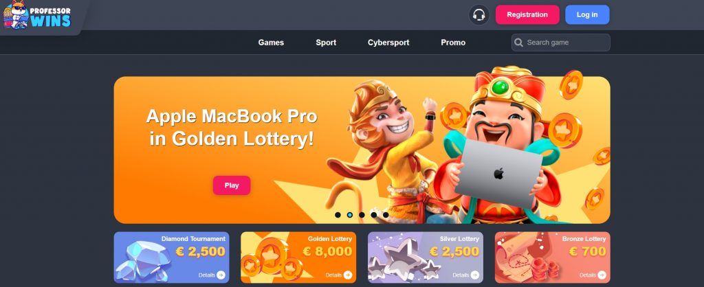 Professor Wins Casino site