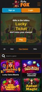 Richyfox Casino mobile