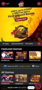 spicyjackpots mobile